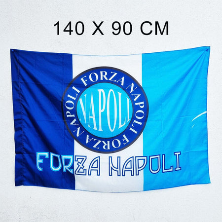 Bandiera Forza Napoli Scudetto Calcio Squadra Blu Bianco Azzurro 90x140 Cm Sport e tempo libero/Fan Shop/Calcio/Bandiere e gagliardetti Trade Shop italia - Napoli, Commerciovirtuoso.it
