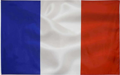 Bandiera Francese Con Corda Fissaggio Bandiera Francia Da Appendere Sport e tempo libero/Fan Shop/Patio prato e giardino/Bandiere per esterno Il Distintivo - Pesaro, Commerciovirtuoso.it