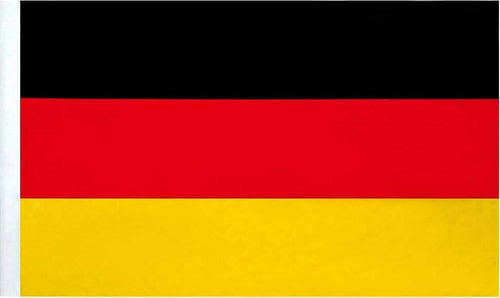 Bandiera Germania Bandiera Nazionale Tedesca Uso Esterno/interno Doppie Cuciture Perimetrali E Corda Per Il Fissaggio Sport e tempo libero/Fan Shop/Patio prato e giardino/Bandiere per esterno Il Distintivo - Pesaro, Commerciovirtuoso.it
