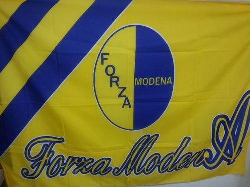 Bandiera gialloblù del Modena Calcio Sport e tempo libero/Fan Shop/Motociclismo/Bandiere e gagliardetti Il Distintivo - Pesaro, Commerciovirtuoso.it