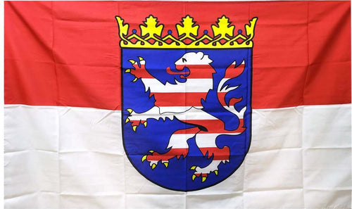Bandiera Hessen - Assia Da Appendere 100x150 Cm Sport e tempo libero/Fan Shop/Patio prato e giardino/Bandiere per esterno Il Distintivo - Pesaro, Commerciovirtuoso.it