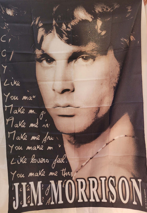 Bandiera Jim Morrison Verticale Cm 100 X 150 Uso Interno Esterno Sport e tempo libero/Fan Shop/Articoli per la casa/Quadro/Stampe e poster Il Distintivo - Pesaro, Commerciovirtuoso.it