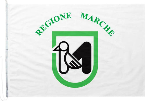 Bandiera Marchigiana Bandiera Regione Marche Rinforzata Uso Esterno E Interno Con Cuciture Perimetrali E Corda per Il Fissaggio Sport e tempo libero/Fan Shop/Patio prato e giardino/Bandiere per esterno Il Distintivo - Pesaro, Commerciovirtuoso.it