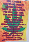 Bandiera Marijuana con testo Casa e cucina/Decorazioni per interni/Arte/Poster e stampe Il Distintivo - Pesaro, Commerciovirtuoso.it