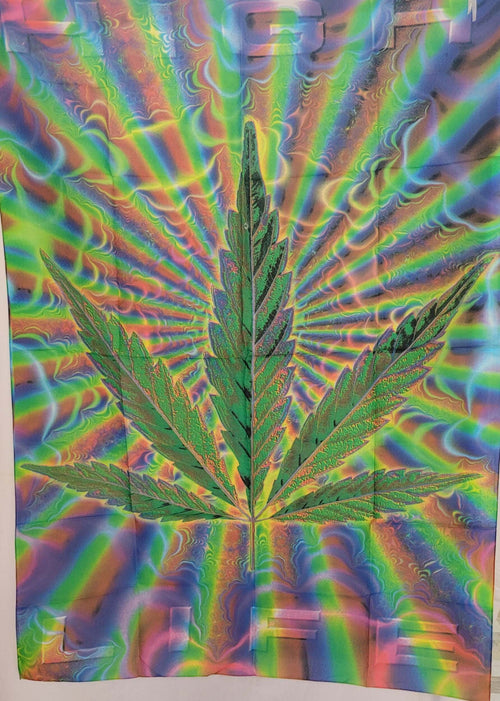 Bandiera Marijuana Casa e cucina/Decorazioni per interni/Arte/Poster e stampe Il Distintivo - Pesaro, Commerciovirtuoso.it
