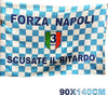 Bandiera Napoli Festa 3 Scudetto 2023 Forza Napoli Scusate Il Ritardo 90x140cm Sport e tempo libero/Fan Shop/Calcio/Bandiere e gagliardetti Trade Shop italia - Napoli, Commerciovirtuoso.it