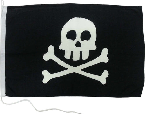 Bandiera Pirati Nera Con Teschio Bandiera Rinforzata Per Esterno Doppie Cuciture E Corda Per Fissaggio Sport e tempo libero/Fan Shop/Calcio/Bandiere e gagliardetti Il Distintivo - Pesaro, Commerciovirtuoso.it