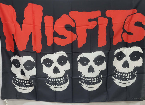 Bandiera Rock Misfits Casa e cucina/Decorazioni per interni/Arte/Poster e stampe Il Distintivo - Pesaro, Commerciovirtuoso.it