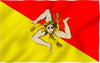 Bandiera Sicilia 100 X150 Cm Bandiera Siciliana Da Appendere Uso Interno Con Simbolo Della Trinacria Sport e tempo libero/Fan Shop/Patio prato e giardino/Bandiere per esterno Il Distintivo - Pesaro, Commerciovirtuoso.it