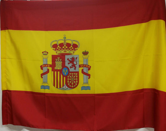 Bandiera Spagna 100 X 150 Cm Bandiera Spagnola Uso Interno Bandiera Nazionale Spagnola Con Corona Sport e tempo libero/Fan Shop/Patio prato e giardino/Bandiere per esterno Il Distintivo - Pesaro, Commerciovirtuoso.it