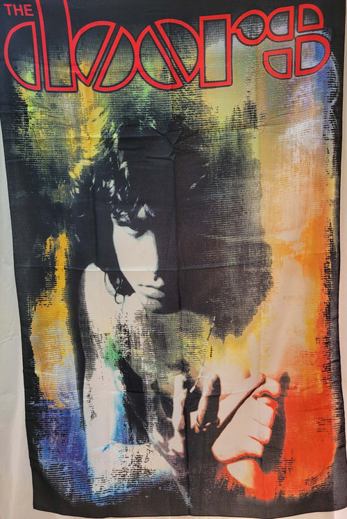 Bandiera the Doors Verticale Cm 100 X 150 Uso Esterno E Interno Sport e tempo libero/Fan Shop/Articoli per la casa/Quadro/Stampe e poster Il Distintivo - Pesaro, Commerciovirtuoso.it