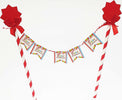 Bandierine Cannucce Torta 2 Pezzi Rosso Buon Compleanno Stella Decorazione Festa Casa, arredamento e bricolage > Prodotti per Feste Trade Shop italia - Napoli, Commerciovirtuoso.it