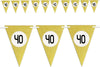 Bandierine Festa Compleanno Anniversari Set 10pz Triangolari Festone Oro 40 Anni Casa e cucina/Hobby creativi/Materiali per hobby creativi/Forniture per feste/Decorazioni/Palloncini Trade Shop italia - Napoli, Commerciovirtuoso.it