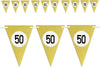 Bandierine Festa Compleanno Anniversari Set 10pz Triangolari Festone Oro 50 Anni Casa, arredamento e bricolage > Prodotti per Feste > Festoni e Palloncini Trade Shop italia - Napoli, Commerciovirtuoso.it