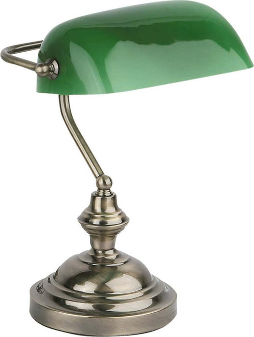 BANKER Lampada da tavolo oro invecchiato Illuminazione/Illuminazione per interni/Lampade/Lampade da tavolo e abat-jour Led Mall Home - Napoli, Commerciovirtuoso.it