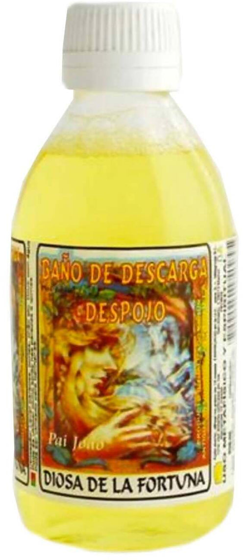 Baňo De Descarga Despojo Diosa De La Fortuna 250 Ml Olio Esoterismo Santeria Venezuela per Avere Fortuna