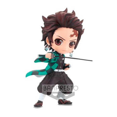 Statua Demon Slayer Kimetsu No Yaiba - Tanjiro Kamado Vol.A Q Posket Mini Figure