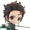 Statua Demon Slayer Kimetsu No Yaiba - Tanjiro Kamado Vol.A Q Posket Mini Figure
