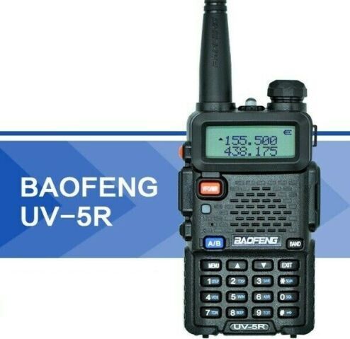 BaoFeng-UV-5R-VHF/UHF-Dual-Band-PMR-Radio-RICETRASMITTENTE-FM-Walkie-Talkie