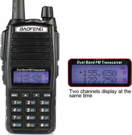 Baofeng UV-82 MICROFONO PTT Dual Band UHF VHF 8W Radio DTMF PMR RICETRASMITTENTE Elettronica/Radiocomunicazione/Ricetrasmettitori Zencoccostore - Formia, Commerciovirtuoso.it