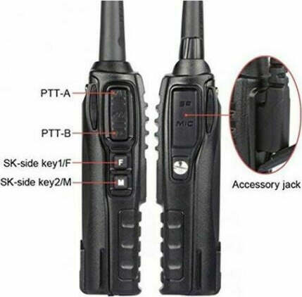 Baofeng UV-82 MICROFONO PTT Dual Band UHF VHF 8W Radio DTMF PMR RICETRASMITTENTE Elettronica/Radiocomunicazione/Ricetrasmettitori Zencoccostore - Formia, Commerciovirtuoso.it