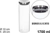Barattolo-1700ml-Sottovuoto-Alimenti-In-Vetro-Trasparente-Cereali-Snack-Cucina