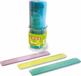 Barattolo 30 righelli - 17cm - colori trasparenti assortiti - Arda Cancelleria e prodotti per ufficio/Scuola e materiale didattico/Materiale scolastico/Righelli e squadre Eurocartuccia - Pavullo, Commerciovirtuoso.it