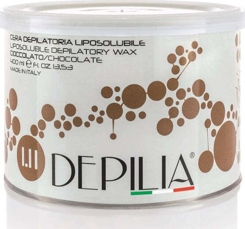 Barattolo-Cera-Depilatoria-Liposolubile-Cioccolato-1.11-400ml-Ceretta-Depila
