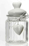 Barattolo Contenitore Con Cuore Bianco In Vetro Utilissimi 13 Cm 300 Ml 681929 Casa e cucina/Organizzazione interni/Contenitori e barattoli da cucina/Vasetti e barattoli per conserve/Barattoli Trade Shop italia - Napoli, Commerciovirtuoso.it