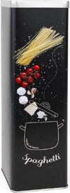 Barattolo-Contenitore-In-Metallo-Privilege-Nero-9-X-9-X-30-Cm-Accessorio-Cucina