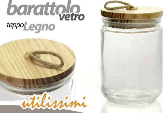 Barattolo-Contenitore-In-Vetro-Con-Tappo-In-Legno-Classico-11x21cm-1500ml-731044
