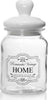 Barattolo Contenitore In Vetro Decoro Romantic Vintage Home 1000ml 11x2cm 759352 Casa e cucina/Organizzazione interni/Contenitori e barattoli da cucina/Vasetti e barattoli per conserve/Barattoli Trade Shop italia - Napoli, Commerciovirtuoso.it
