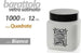 Barattolo Contenitore Vetro Quadrato Bianco Moderno Satinato 1000 Ml 12cm 833502 Casa e cucina/Organizzazione interni/Organizzazione bagno/Barattoli Trade Shop italia - Napoli, Commerciovirtuoso.it