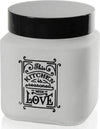 Barattolo Contenitore Vetro Quadrato Bianco Moderno Satinato 1000 Ml 12cm 833502 Casa e cucina/Organizzazione interni/Organizzazione bagno/Barattoli Trade Shop italia - Napoli, Commerciovirtuoso.it