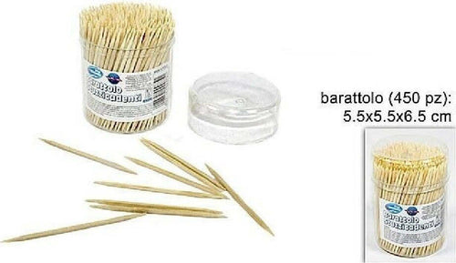 Barattolo Da 450 Pezzi Stuzzicadenti In Legno Doppia Punta Cucina Denti Casa e cucina/Utensili da cucina/Accessori vino e bar/Stuzzicadenti da Cocktail Trade Shop italia - Napoli, Commerciovirtuoso.it