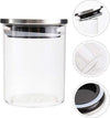 Barattolo-Da-900ml-Sottovuoto-Alimenti-In-Vetro-Trasparente-Cereali-Snack-Cucina