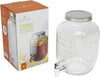 Barattolo-Dispenser-Contenitore-In-Vetro-4-Litri-Con-Rubinetto-Vino-Acqua