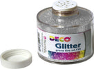 Barattolo Glitter - grana fine - 150ml - argento - DECO Casa e cucina/Hobby creativi/Materiali per hobby creativi/Glitter Eurocartuccia - Pavullo, Commerciovirtuoso.it