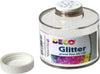 Barattolo Glitter - grana fine - 150ml - bianco-iride - DECO Casa e cucina/Hobby creativi/Materiali per hobby creativi/Glitter Eurocartuccia - Pavullo, Commerciovirtuoso.it