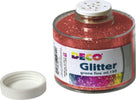 Barattolo Glitter - grana fine - 150ml - rosso - DECO Casa e cucina/Hobby creativi/Materiali per hobby creativi/Glitter Eurocartuccia - Pavullo, Commerciovirtuoso.it