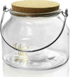Barattolo In Vetro Manico Metallo Tappo Sughero 1750ml 16x13.9cm Decorato 758263 Casa e cucina/Organizzazione interni/Contenitori e barattoli da cucina/Vasetti e barattoli per conserve/Barattoli Trade Shop italia - Napoli, Commerciovirtuoso.it