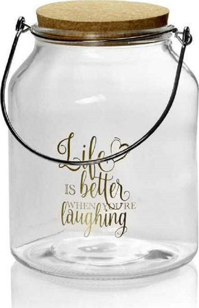 Barattolo In Vetro Manico Metallo Tappo Sughero 3400ml 16x21,4cm Decorato 758201 Casa e cucina/Organizzazione interni/Contenitori e barattoli da cucina/Vasetti e barattoli per conserve/Barattoli Trade Shop italia - Napoli, Commerciovirtuoso.it