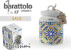Barattolo Sale Ceramica Ermetico Cucina Bianco Color Mediterraneo 17x12cm 817113 Casa e cucina/Organizzazione interni/Organizzazione bagno/Barattoli Trade Shop italia - Napoli, Commerciovirtuoso.it