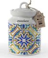 Barattolo Zucchero Ceramica Ermetico Cucina Bianco Mediterraneo 17x12 Cm 818998 Casa e cucina/Organizzazione interni/Organizzazione bagno/Barattoli Trade Shop italia - Napoli, Commerciovirtuoso.it