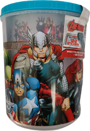 Barattolone Salvadanaio Avengers + 100 Stickers Casa e cucina/Decorazioni per interni/Decorazioni cameretta ragazzi/Salvadanai Scontolo.net - Potenza, Commerciovirtuoso.it