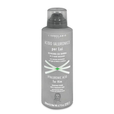 Schiuma da Barba Acido Ialuronico per Lui