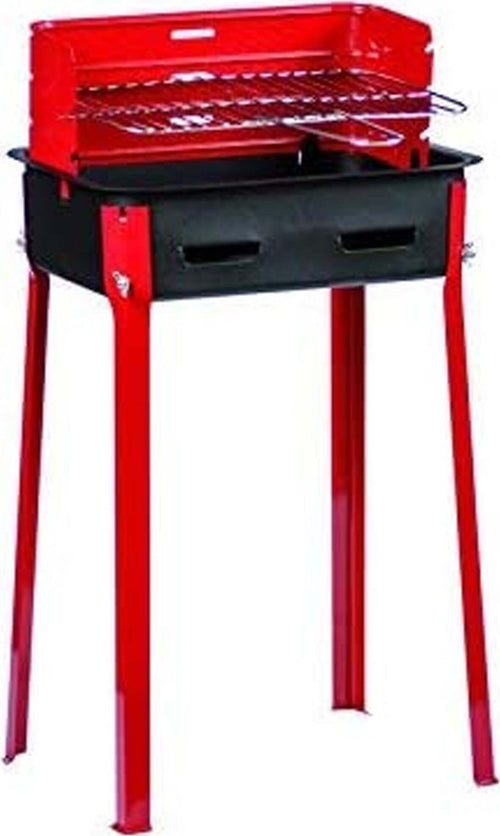 Barbecue A Carbone Carbonella Bbq Grill Metallo Con Paravento Griglia 25x35cm Articoli da Giardino > Barbecue > Prodotti Da Esterno Trade Shop italia - Napoli, Commerciovirtuoso.it