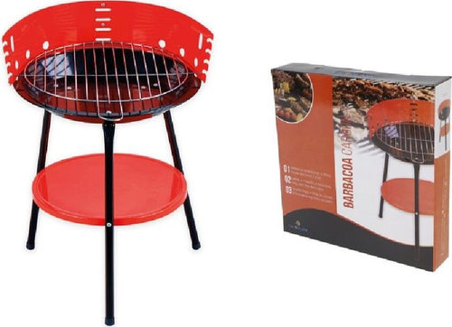 Barbecue A Carbone Carbonella Bbq Grill Metallo Con Paravento Griglia 36x53.5cm Articoli da Giardino > Barbecue > Prodotti Da Esterno Trade Shop italia - Napoli, Commerciovirtuoso.it