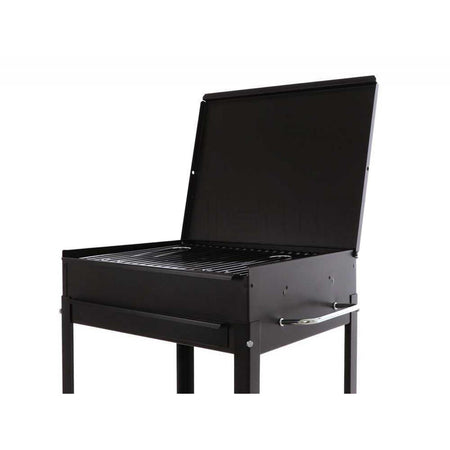 Barbecue a carbone "Stromboli" fornello con tappo e griglia regolabile Made in Italy