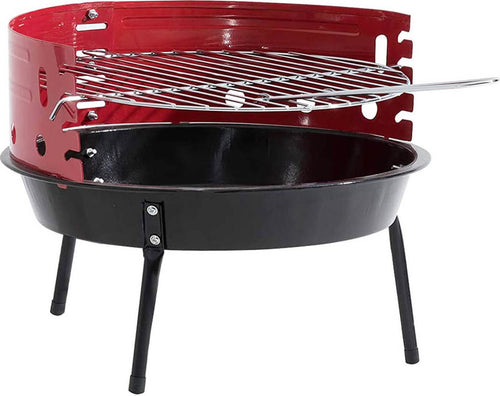 Barbecue-a-carbonella-da-campeggio-con-griglia-Rosso-Milani-Home